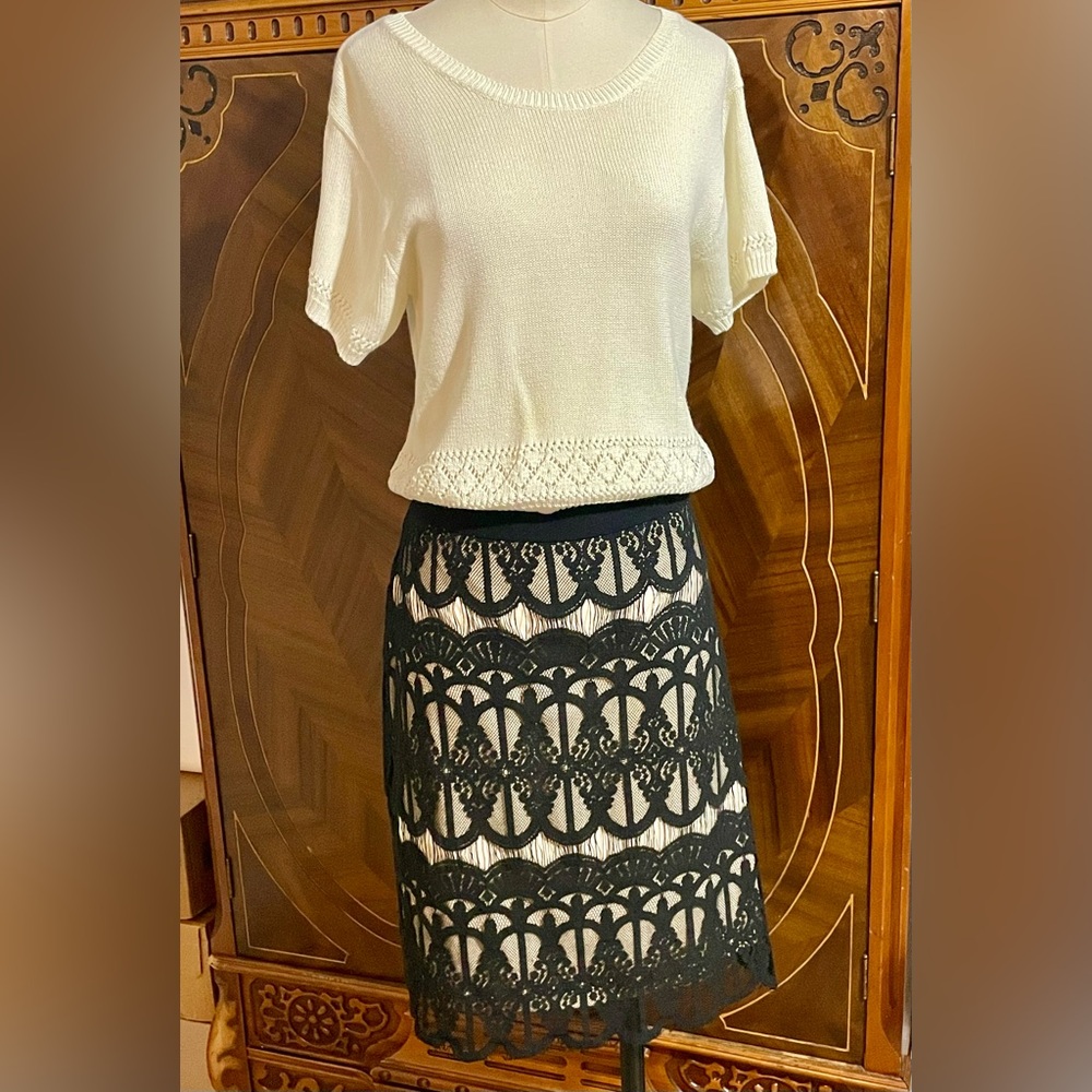 Xhilaration Lace Pencil Skirt